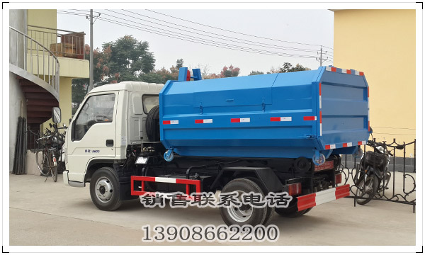 福田小卡車廂可卸式垃圾車